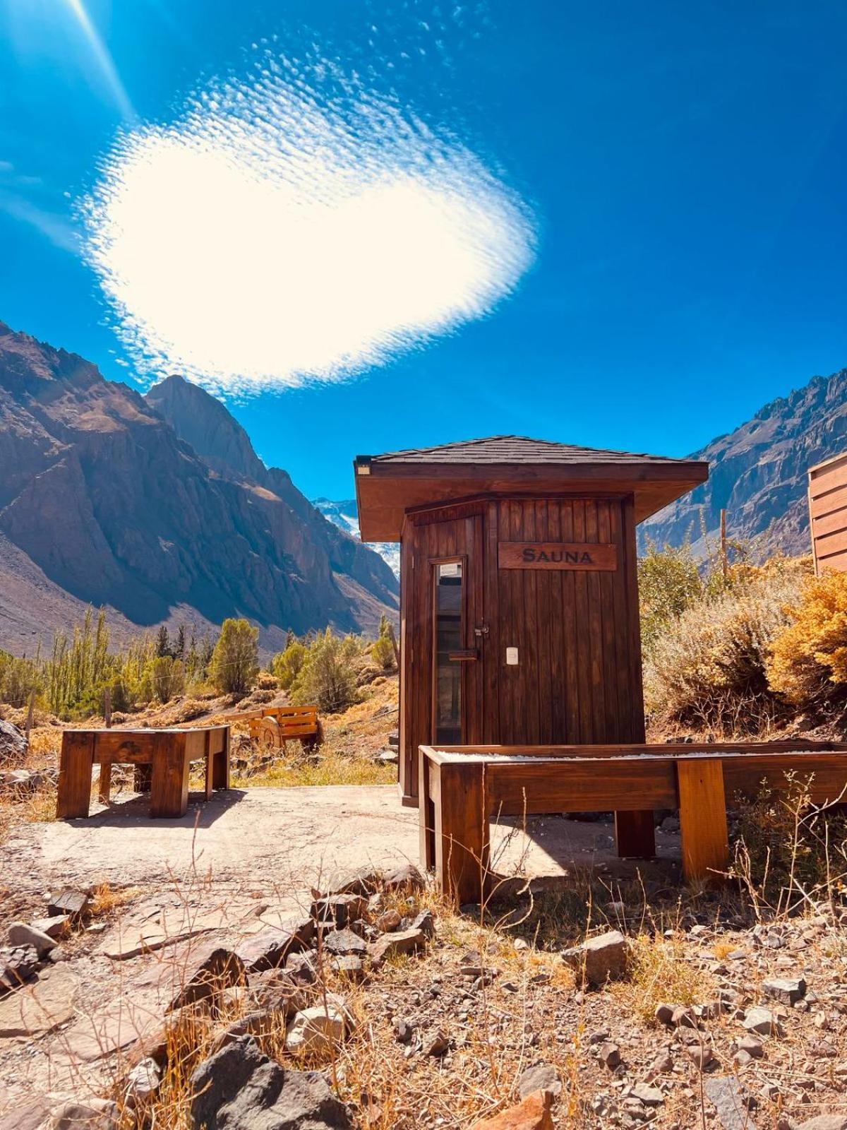 Lodge El Morado Refugio Lo Valdes Exteriér fotografie